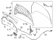 Ford Hood Diagram - D2BZ-16612-B