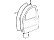 2005 Mercury Monterey Door Seal Diagram - 5F2Z-1720530-AA