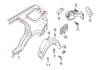 Ford Explorer Wheelhouse Diagram - BB5Z-7828370-B