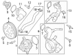 Ford Escape Water Pump Diagram - P2GZ-8501-A