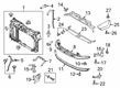 Ford Fiesta Radiator Support Diagram - CE8Z-16138-E