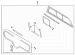 2007 Lincoln Mark LT Weather Strip Diagram - 6L3Z-1542052-A