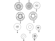 Ford Explorer Wheel Cover Diagram - F57Z-1130-CC