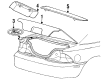 1997 Ford Mustang Emblem Diagram - F4ZZ-6342528-A