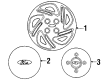 Mercury Tracer Wheel Cover Diagram - F8CZ1130BA