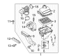 2020 Lincoln Continental Air Intake Coupling Diagram - F2GZ-9B659-C