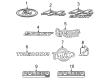 2010 Ford Ranger Emblem Diagram - 6L5Z-9942528-B