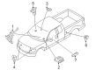 Ford F-350 Super Duty Air Bag Diagram - AL3Z-78611D10-A