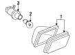 1992 Ford Taurus Side Marker Light Diagram - F2DZ-15A201-B