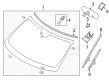 2015 Ford Special Service Police Sedan Car Mirror Diagram - BU5Z-17700-D