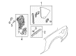 Ford Weather Strip Diagram - BR3Z-76297B06-A