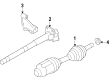 2012 Lincoln MKT Axle Shaft Diagram - AA5Z-3B436-A