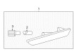 2013 Ford Mustang Side Marker Light Diagram - AR3Z-15A201-C