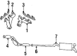 1997 Ford Taurus Catalytic Converter Diagram - F6DZ-5F250-KK