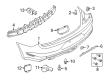 2016 Ford Mustang Bumper Diagram - FR3Z-17K835-AA