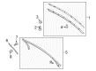 Ford Mustang Window Run Diagram - FR3Z-6321597-B