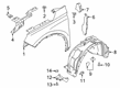 2022 Lincoln Corsair Fender Diagram - LJ7Z-16006-A