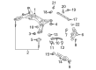 2007 Mercury Montego Axle Beam Diagram - 7F9Z-5R003-B