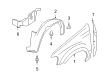 2011 Mercury Mariner Wheelhouse Diagram - 8L8Z-16102-A