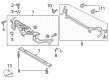 2017 Lincoln MKZ Radiator Support Diagram - HP5Z-16138-A