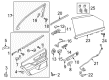 2018 Lincoln Continental Weather Strip Diagram - GD9Z-5425861-A