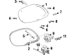 1999 Mercury Sable Weather Strip Diagram - F6DZ-7442084-A