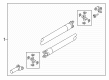 2012 Ford F-350 Super Duty Drive Shaft Diagram - BC3Z-4602-P