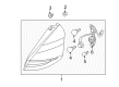 2012 Ford Fiesta Light Socket Diagram - BE8Z-13410-A