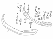 2022 Ford Ranger Bumper Diagram - KB3Z-17232-AA