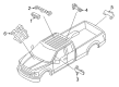 2018 Ford F-150 Transmitter Diagram - HC3Z-15K601-A