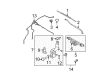 2007 Lincoln MKX Windshield Wiper Diagram - 7T4Z-17526-B