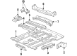 1998 Mercury Villager Floor Pan Diagram - F8XZ1211215BA