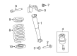 Lincoln Zephyr Shock and Strut Boot Diagram - 3M8Z-18159-A