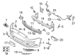 2017 Ford Fusion License Plate Diagram - HS7Z-17A385-AA