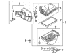 2008 Ford Taurus Air Filter Box Diagram - 8G1Z-9A600-A