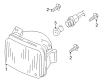 2010 Mercury Mariner Fog Light Diagram - 5E6Z-15200-AA