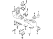 Ford Aspire Ashtray Diagram - F4BZ6104788A