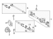 Ford F-350 Super Duty Axle Shaft Diagram - 5C3Z-3B387-A