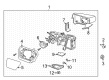 2023 Ford F-150 Side Marker Light Diagram - ML3Z-13B374-A