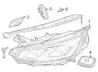 2020 Lincoln Aviator Headlight Diagram - LC5Z-13008-J