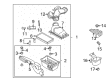 2015 Lincoln MKX Air Filter Box Diagram - 7T4Z-9661-A