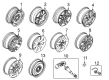 Mercury Spare Wheel Diagram - AE5Z-1015-A