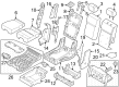 Ford F-250 Super Duty Armrest Diagram - ML3Z-18644A22-CD