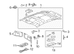 2010 Lincoln MKX Dome Light Diagram - 7A1Z-13776-AA