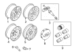 2011 Ford Edge Spare Wheel Diagram - BT4Z-1007-D