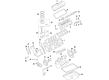 2007 Mercury Grand Marquis Timing Cover Diagram - 7R3Z-6019-A