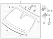 2016 Lincoln MKT Car Mirror Diagram - DU5Z-17700-S