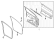 Ford Escape Weather Strip Diagram - CJ5Z-7820709-B