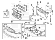 2019 Ford Police Interceptor Sedan Air Deflector Diagram - DG1Z-8310-B