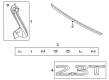 2022 Lincoln Corsair Emblem Diagram - LJ7Z-7842528-A